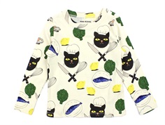 Mini Rodini multi chef cat print blouse